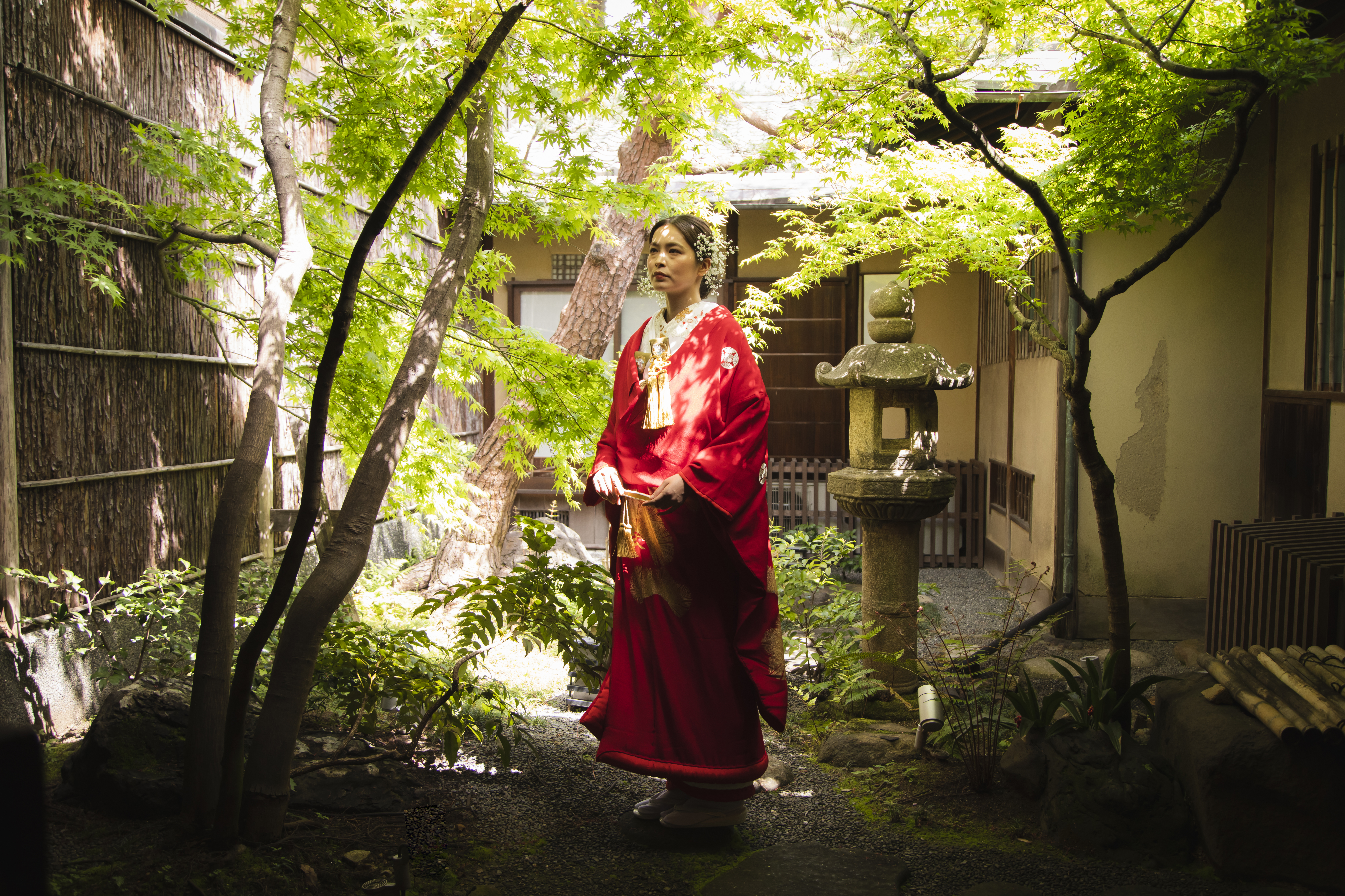 赤無垢　白無垢　色打掛　和装　花嫁和装　京都前撮り