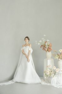 MACY 03-20819 Blue willow by ANNE BARGE アンバルジ　weddingdress ウェディングドレス　wedding dress