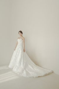 03-20834 Blue willow by ANNE BARGE アンバルジ　ウェディングドレスweddingdress wedding dress レース　総レース