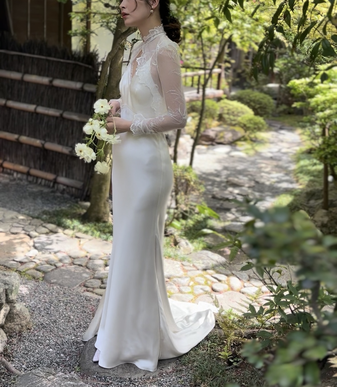 Elizabeth Fillmore　エリザベスフィルモア　ウェディングドレス　Weddingdress　スレンダー　ロングスリーブ　Fiore Bianca　フィオーレビアンカ