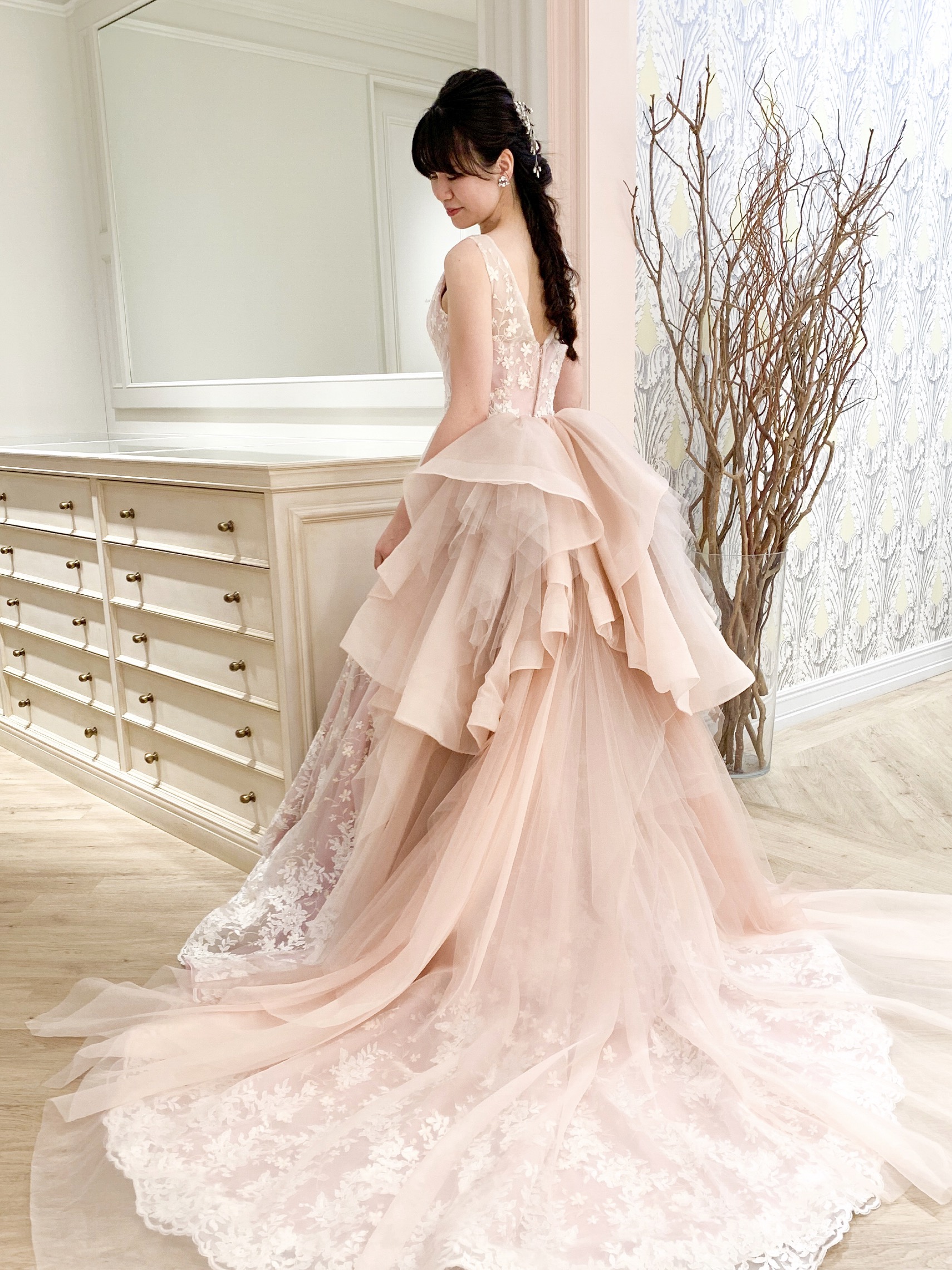 オススメカラードレスのドレスのご紹介＝Fiore Biancaオリジナルドレス 