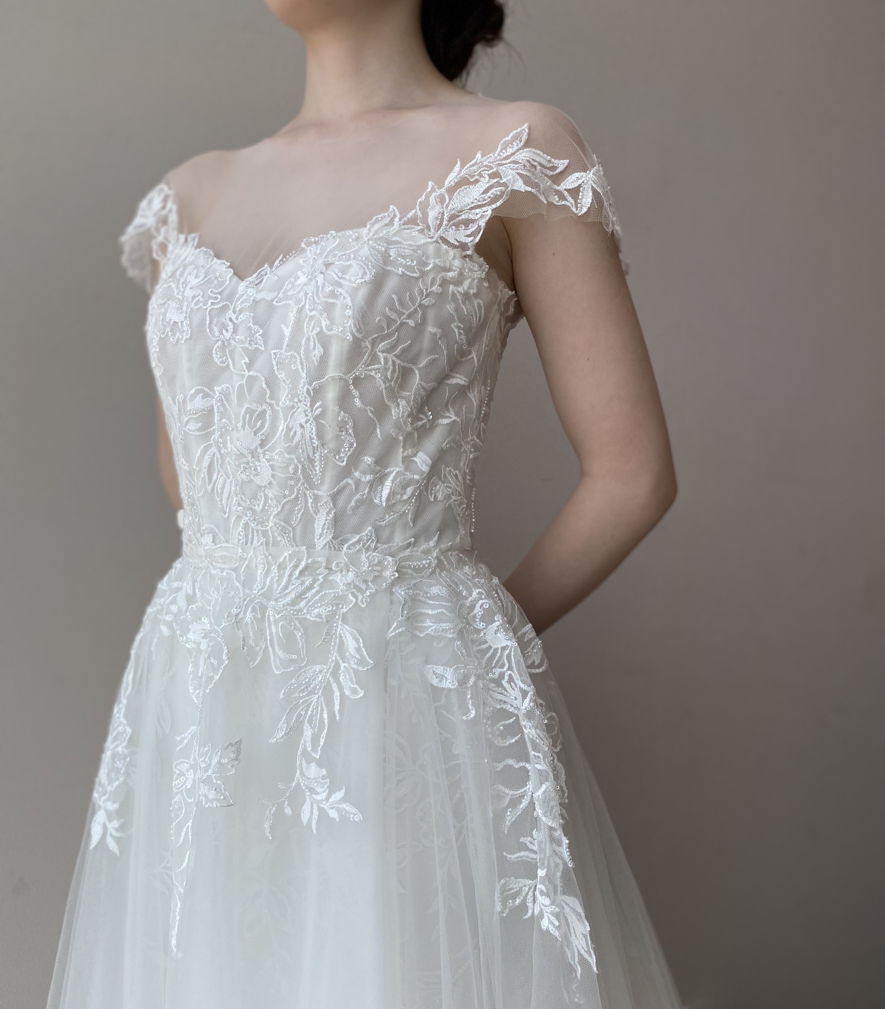 ヌーベル アムサーラ　03-20695　Nouvelle AMSALE　Wedding Dress　ウェディングドレス　2way