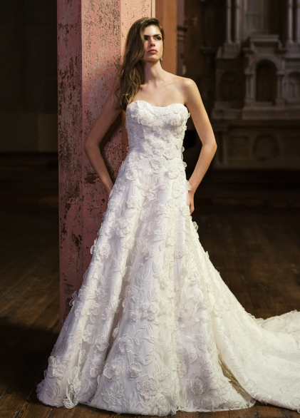 OLYMPIA ANNE BARGE ウェディングドレス　weddingdress wedding dress フラワーモチーフ　アンバルジ